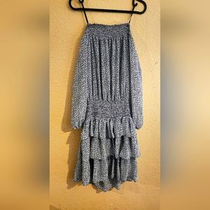 VINTAGE Michael KorsNavy & White Boho Dress